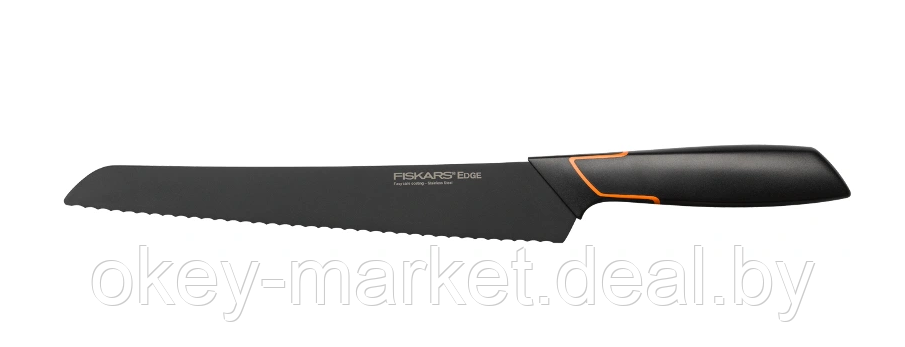 Набор ножей 5 шт. с деревянным черным блоком Edge Fiskars + точилка - фото 8 - id-p59216372
