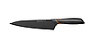Набор ножей 5 шт. с деревянным черным блоком Edge Fiskars + точилка, фото 3
