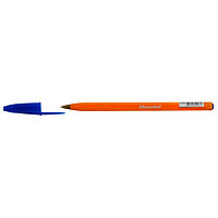 Ручка шариковая Silwerhof ORANGE 1465258, 0.7мм шестигр. корпус пластик 1цв. синие чернила