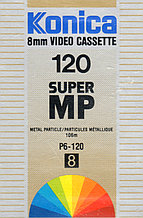 Видеокассета для аналоговой камеры формата Hi8 Konica P6-120
