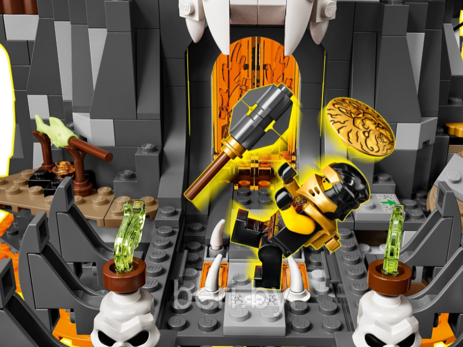 61066 Конструктор PRCK "Подземелье колдуна-скелета", 835 элементов, Аналог LEGO Ninjago 71722 - фото 8 - id-p166576455