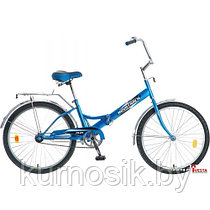 Велосипед NOVATRACK FS24 24" (от 8 до 14 лет) синий