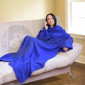 Теплый и уютный плед с рукавами SNUGGIE Купи сейчас Синий, фото 2