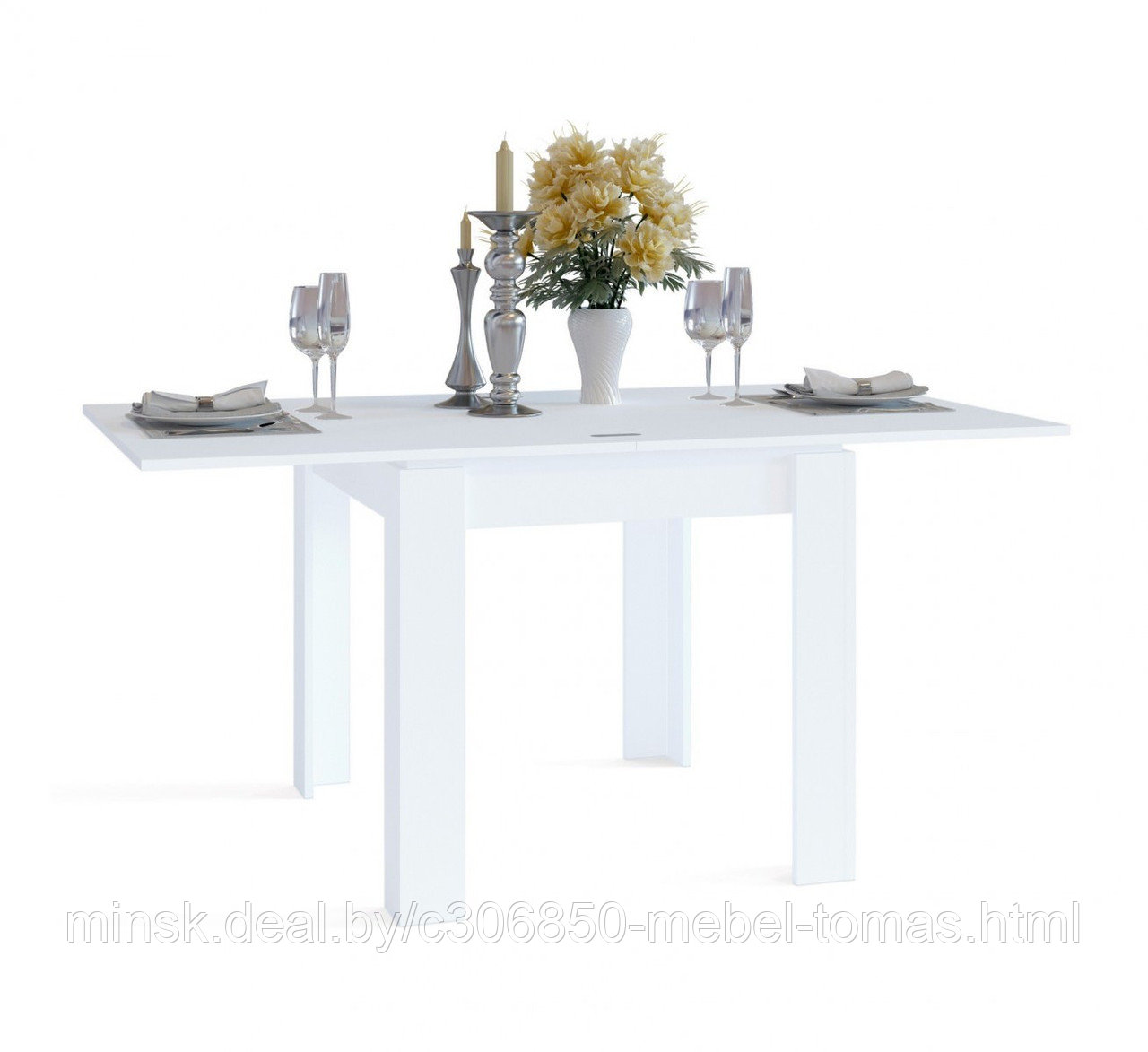 Стол обеденный Сокол СО-2 (белый)