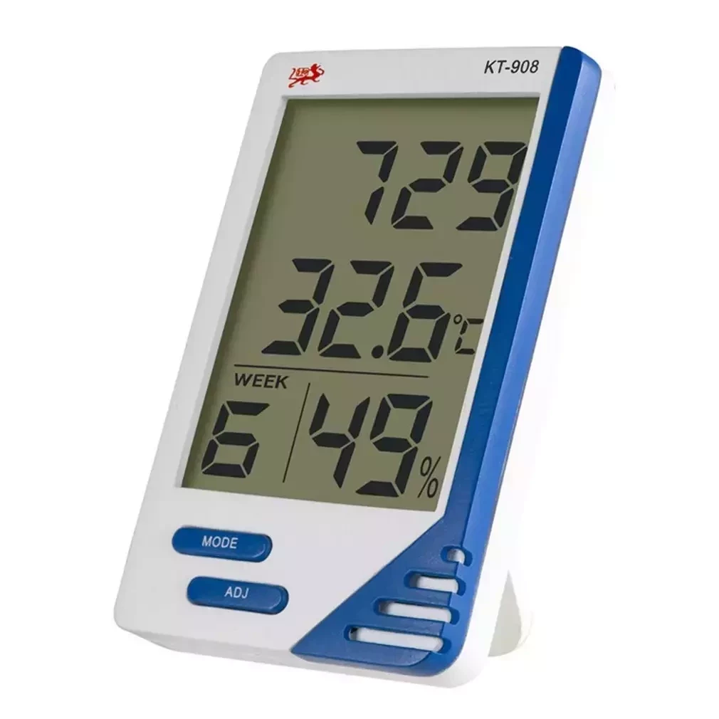 Электронный термометр-гигрометр (гидрометр) DIGITAL SERIES КТ-908 с выносным датчиком - фото 2 - id-p166598432