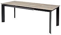 Стол обеденный Mebelart CREMONA 160 (темный дуб/черный)