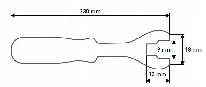 Съемник для креплений облицовочных панелей автомобиля 230мм, HOEGERT, фото 2
