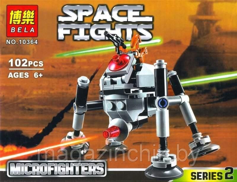 Конструктор Самонаводящийся дроид-паук Bela 10364, аналог Lego Star Wars 75077 - фото 1 - id-p166599927