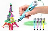 3D ручка Pen-3 с 10 трафаретами (все цвета) 3 поколение, фото 4