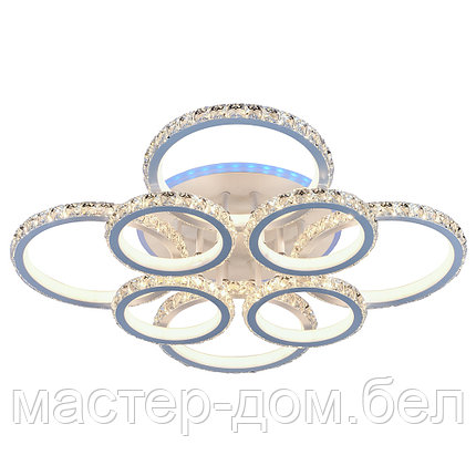 Светодиодная люстра 8052/4+4 WHT, фото 2