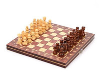 Набор 3 в 1 / шашки / шахматы / нарды / магнитные / Xinliye / W7701