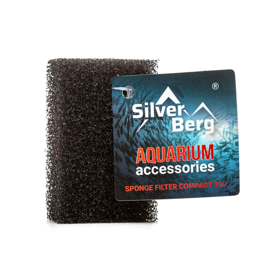 Губка Silver Berg Sponge Filter Compact 300, для фильтра 20- 40л - фото 1 - id-p166601887