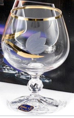 Bohemia Claudia 40149/27543/250 - Набор чешских бокалов для коньяка и вина 6 шт. по 250 мл - фото 1 - id-p166607458