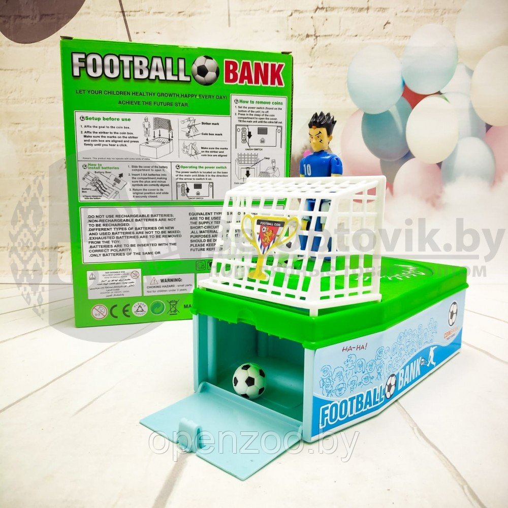 Интерактивная копилка игрушка Футболист Foot Ball Bank - фото 2 - id-p164222574