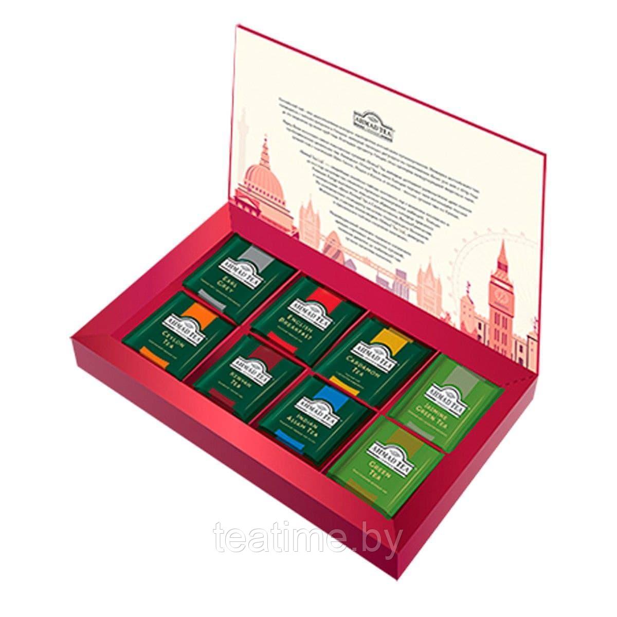 Подарочный чайный набор Ahmad London Selection 8 видов по 5 пакетов - фото 2 - id-p166633698