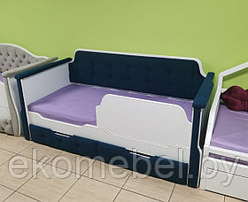Кровать с ящиками "Вилли" (80х180, 90х190). Бортик съемный.