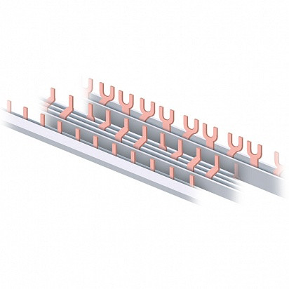 Шина соединительная типа PIN 2P , 100А, L=1000мм (R)(CHINT)