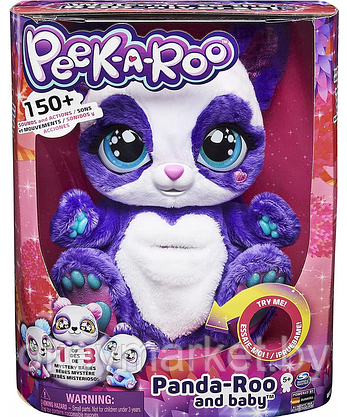 Интерактивная Панда Peek-A-Roo Spin Master 150 звуков и действий 6060419, фото 2