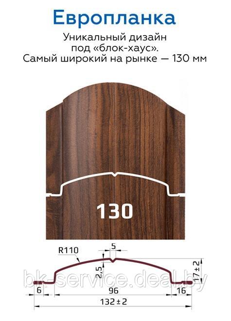 Штакетник металлический МКтрейд Европланка глянец, одностороннее покрытие, эконом - фото 2 - id-p166635158