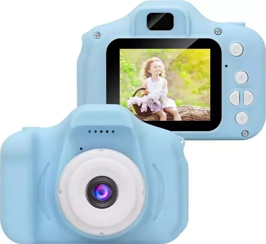 Детский фотоаппарат Fun Camera x2 (Голубой) - фото 2 - id-p166637680