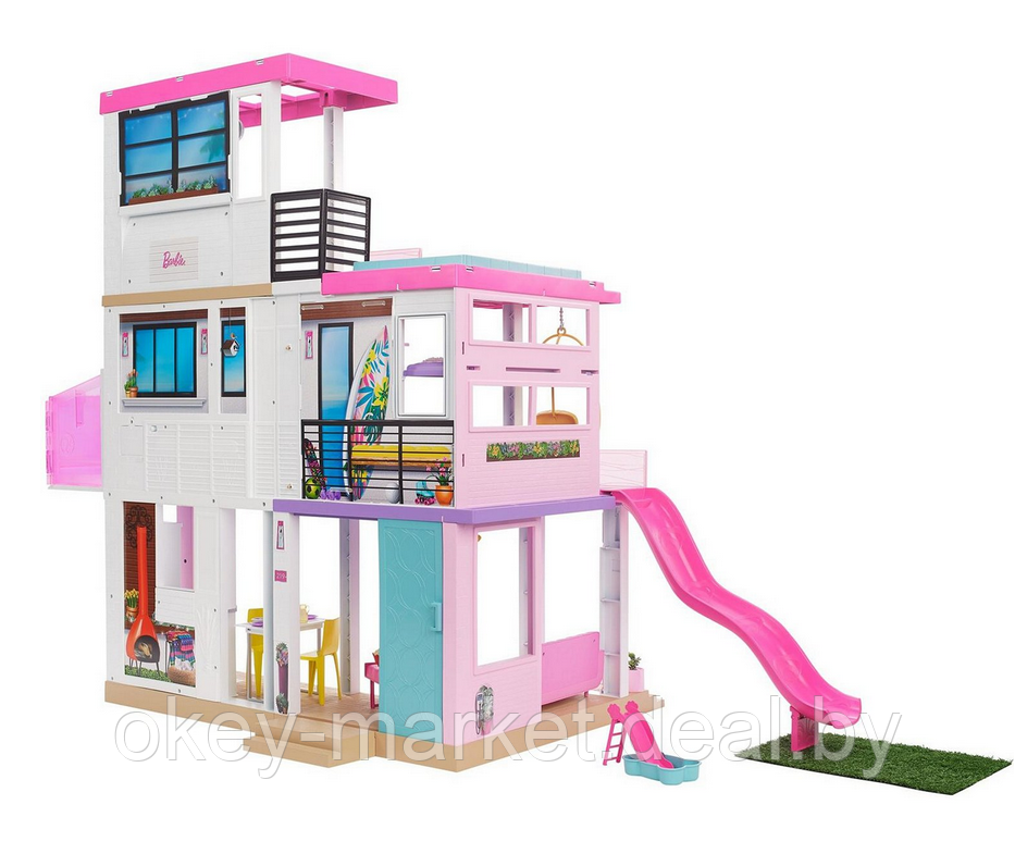 Кукольный домик Барби Mattel Дом мечты GRG93 - фото 3 - id-p166637936