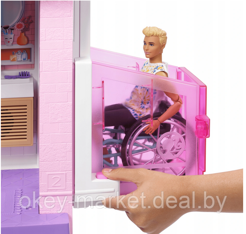 Кукольный домик Барби Mattel Дом мечты GRG93 - фото 6 - id-p166637936