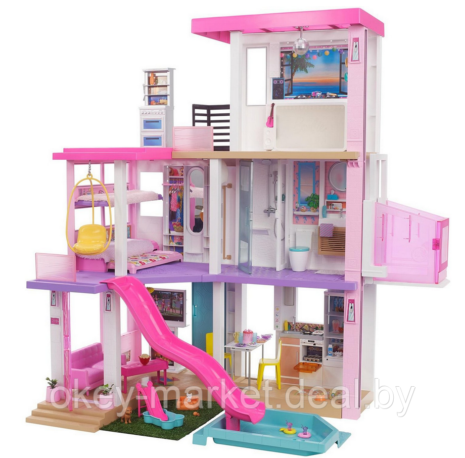 Кукольный домик Барби Mattel Дом мечты GRG93 - фото 1 - id-p166637936