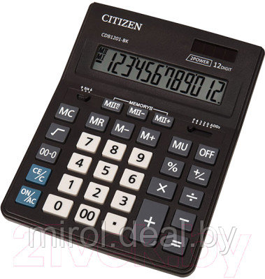 Калькулятор Citizen CDB-1201 - фото 1 - id-p166639024