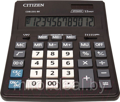Калькулятор Citizen CDB-1201 - фото 3 - id-p166639024