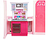 Домик для Барби с 4 комнатами и бассейном + 3 куклы Barbie Dreamhouse Mattel, фото 3