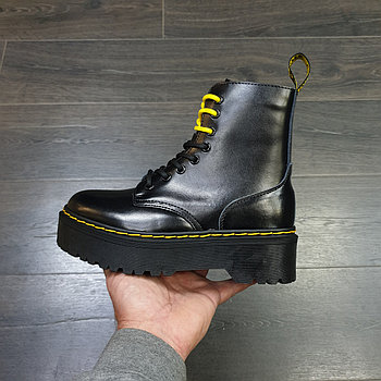 Ботинки Dr. Martens Platform Black с мехом 37