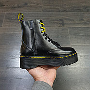 Ботинки Dr. Martens Platform Black с мехом, фото 2