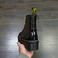 Ботинки Dr. Martens Platform Black с мехом, фото 4