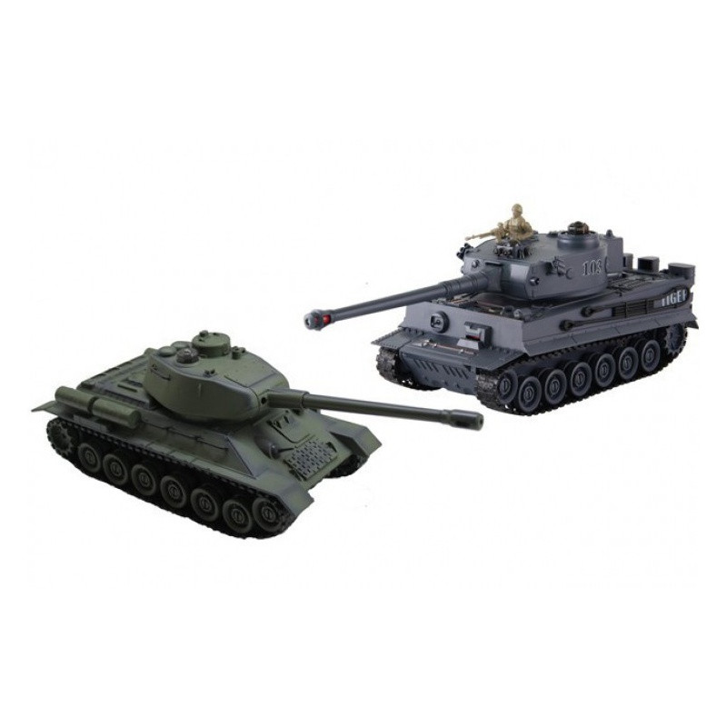 Радиоуправляемый танковый бой 99824 ZEGAN T-34 и Tiger 1:28 - фото 4 - id-p166643666