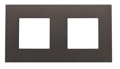 Рамка 2 пост антрацит