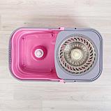 Набор для уборки пола на колёсах с центрифугой (Wring mop) wmp-C700, фото 9