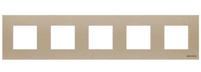 Рамка 5 пост шампань