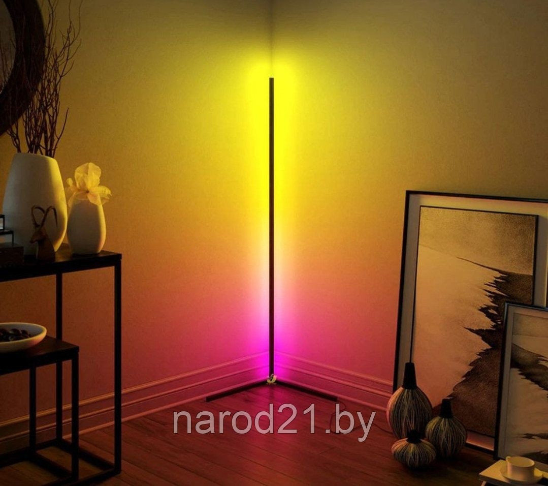 Угловая лампа 40 см 21 режим подсветки (ID#166649086), цена: 75 руб.,  купить на Deal.by