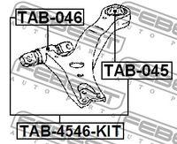 TAB-046 FEBEST сайлентблок переднего рычага передний!\ Lexus RX300/330/350 03-08 - фото 2 - id-p166649877