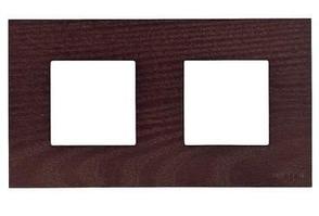 Рамка 2 пост дерево венге