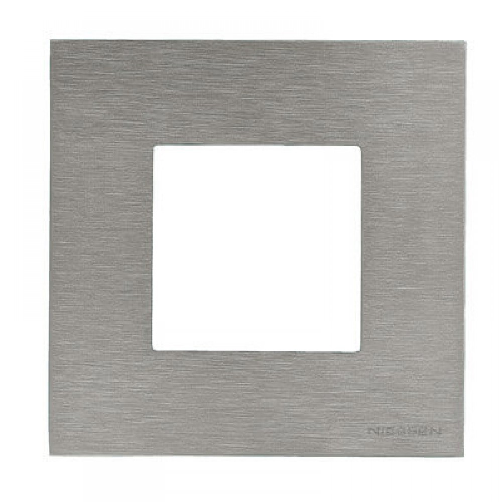 Рамка 1 пост нержавеющая сталь