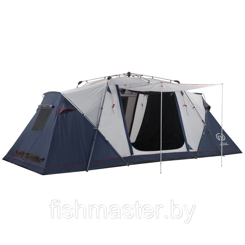 Палатка полуавтоматическая кемпинговая FHM Sirius 6 black-out - фото 9 - id-p166651146