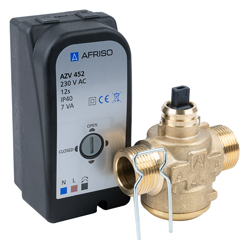 Afriso AZV 453 1" запорный клапан c приводом - фото 2 - id-p166658219