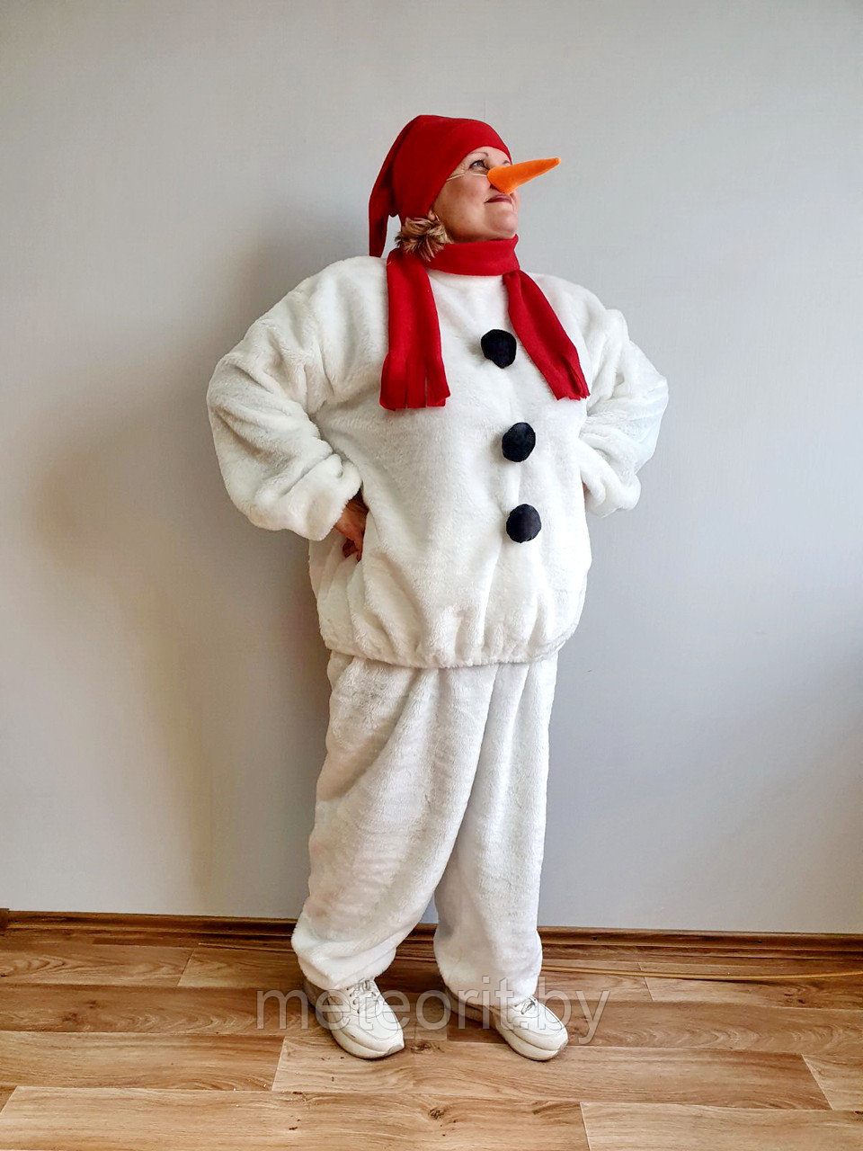 Карнавальный костюм Снеговик (р.54) - фото 1 - id-p111765498