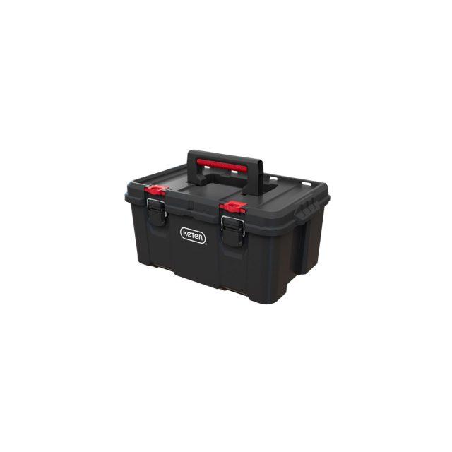 Ящик для инструментов Keter Stack'N'Roll Tool Box, черный/красный