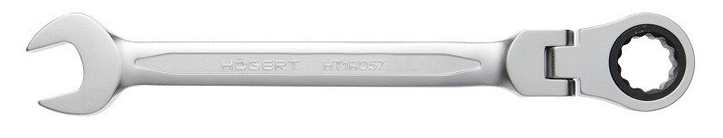 HT1R048 Ключ комбинированный шарнирный с трещоткой 8мм, 72T, сталь CrV, HOEGERT, фото 2