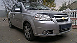 Дефлектор капота - мухобойка, Chevrolet Aveo 2006-… седан, VIP TUNING, фото 2