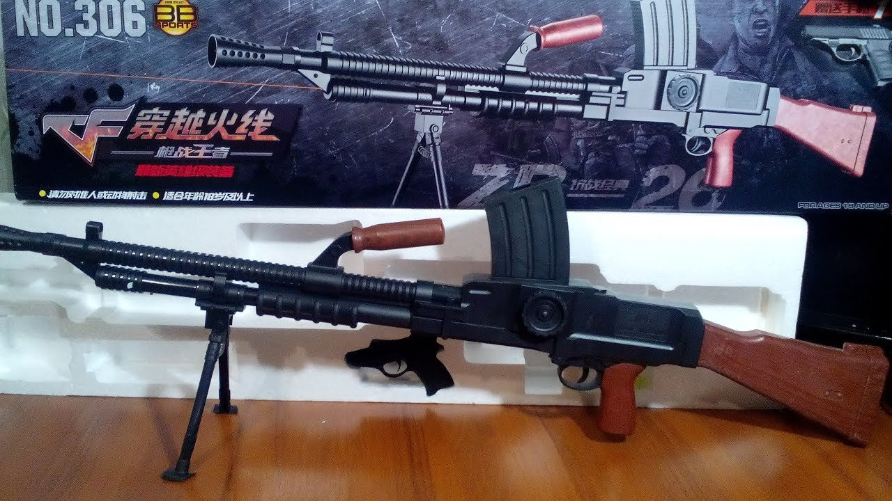Детский пневматический ручной пулемёт ZB 26 ( Bren) 102 см + пистолет Кольт - фото 5 - id-p9258271