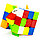 Кубик 3x3 QiYi MoFangGe MS M / магнитный / цветной пластик / без наклеек / Мофанг, фото 5