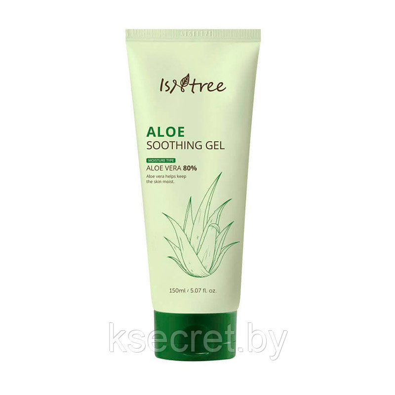 Гель для лица и тела увлажняющий ISNTREE ALOE SOOTHING GEL, MOISTURE 150мл - фото 1 - id-p166674743